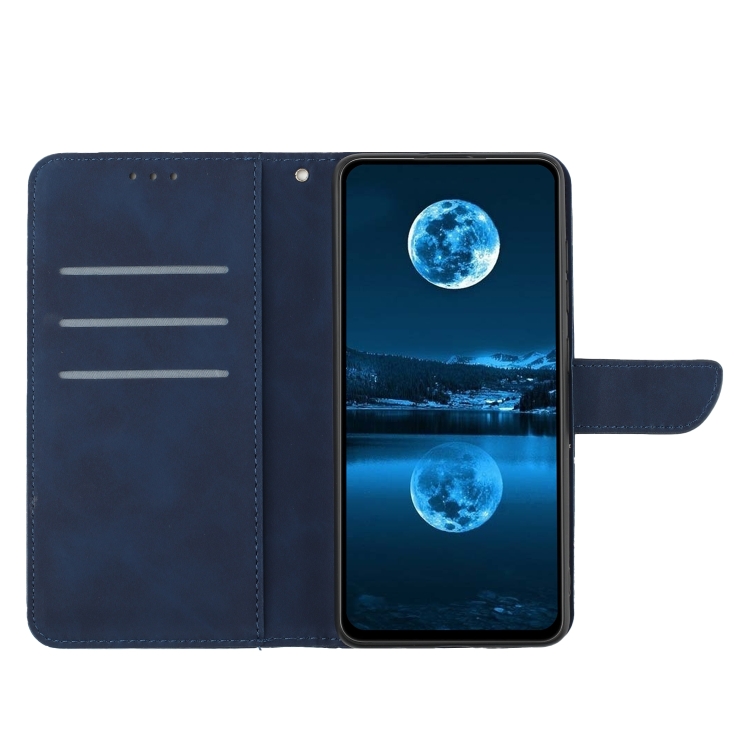 Peňaženkové puzdro Embossing Pattern Stitchy case modré – Apple iPhone 16e / 17e | Lacné Kryty Lacné Kryty | Peňaženkové puzdro Embossing Pattern Stitchy case modré – Apple iPhone 16e / 17e | Lacné Kryty