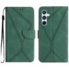 Peňaženkové puzdro Embossing Pattern Stitchy case hnedé – Samsung Galaxy A26 | Lacné Kryty Lacné Kryty | Peňaženkové puzdro Embossing Pattern Stitchy case hnedé – Samsung Galaxy A26 | Lacné Kryty