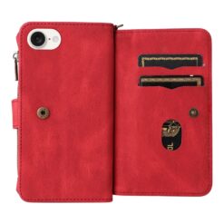 Lacné Kryty | Peňaženkové puzdro Multi case červené – Apple iPhone 16e / 17e | Lacné Kryty