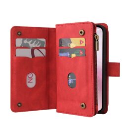 Lacné Kryty | Peňaženkové puzdro Multi case červené – Apple iPhone 16e / 17e | Lacné Kryty