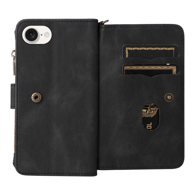Peňaženkové puzdro Multi case čierne – Apple iPhone 16e / 17e | Lacné Kryty Lacné Kryty | Peňaženkové puzdro Multi case čierne – Apple iPhone 16e / 17e | Lacné Kryty