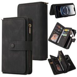 Peňaženkové puzdro Multi case čierne – Apple iPhone 16e / 17e | Lacné Kryty Lacné Kryty | Peňaženkové puzdro Multi case čierne – Apple iPhone 16e / 17e | Lacné Kryty