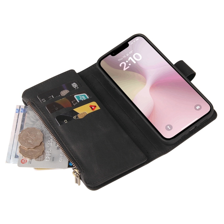 Peňaženkové puzdro Multi case čierne – Apple iPhone 16e / 17e | Lacné Kryty Lacné Kryty | Peňaženkové puzdro Multi case čierne – Apple iPhone 16e / 17e | Lacné Kryty