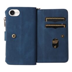 Lacné Kryty | Peňaženkové puzdro Multi case modré – Apple iPhone 16e / 17e | Lacné Kryty