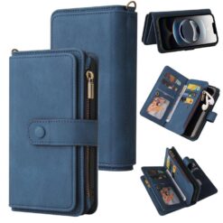 Lacné Kryty | Peňaženkové puzdro Multi case modré – Apple iPhone 16e / 17e | Lacné Kryty