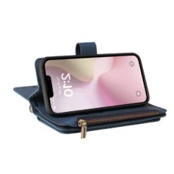 Lacné Kryty | Peňaženkové puzdro Multi case modré – Apple iPhone 16e / 17e | Lacné Kryty