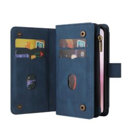 Lacné Kryty | Peňaženkové puzdro Multi case modré – Apple iPhone 16e / 17e | Lacné Kryty
