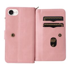 Lacné Kryty | Peňaženkové puzdro Multi case ružové – Apple iPhone 16e / 17e | Lacné Kryty