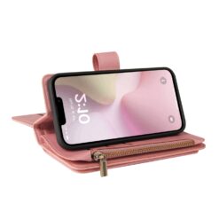 Lacné Kryty | Peňaženkové puzdro Multi case ružové – Apple iPhone 16e / 17e | Lacné Kryty