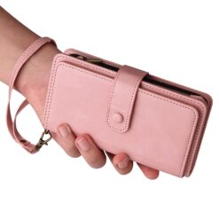 Lacné Kryty | Peňaženkové puzdro Multi case ružové – Apple iPhone 16e / 17e | Lacné Kryty