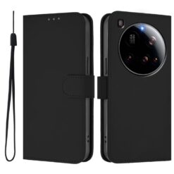 Lacné Kryty | Peňaženkové puzdro Solid čierne – Xiaomi 15 Ultra | Lacné Kryty