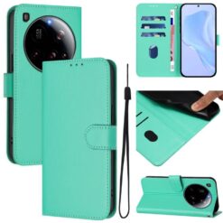 Lacné Kryty | Peňaženkové puzdro Solid mätové – Xiaomi 15 Ultra | Lacné Kryty
