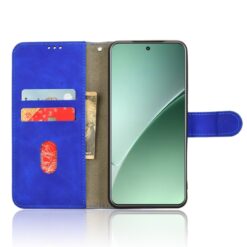 Lacné Kryty | Peňaženkové puzdro Solid modré – Xiaomi 15 | Lacné Kryty