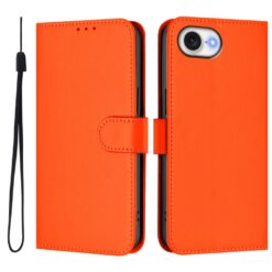Peňaženkové puzdro Solid oranžové – Apple iPhone 16e / 17e