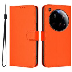 Peňaženkové puzdro Solid oranžové – Xiaomi 15 Ultra