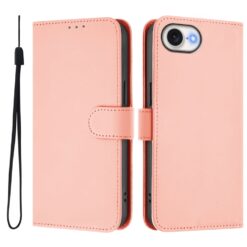 Lacné Kryty | Peňaženkové puzdro Solid ružové – Apple iPhone 16e / 17e | Lacné Kryty