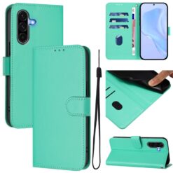 Lacné Kryty | Peňaženkové puzdro Solid zelené – Samsung Galaxy A56 | Lacné Kryty