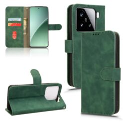 Peňaženkové puzdro Solid zelené – Xiaomi 15 | Lacné Kryty Lacné Kryty | Peňaženkové puzdro Solid zelené – Xiaomi 15 | Lacné Kryty