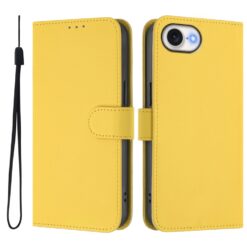 Peňaženkové puzdro Solid žlté – Apple iPhone 16e / 17e