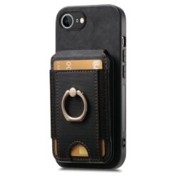 Lacné Kryty | Peňaženkové puzdro Unique Wallet čierne – Apple iPhone 16e / 17e | Lacné Kryty