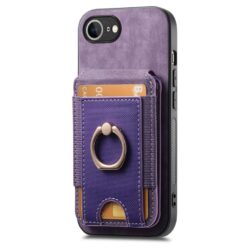 Peňaženkové puzdro Unique Wallet fialové – Apple iPhone 16e / 17e