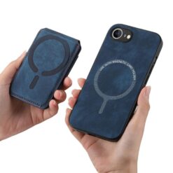 Lacné Kryty | Peňaženkové puzdro Unique Wallet modré – Apple iPhone 16e / 17e | Lacné Kryty