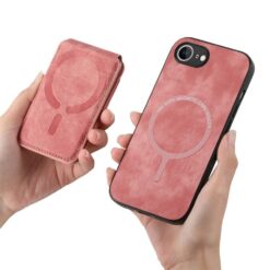 Lacné Kryty | Peňaženkové puzdro Unique Wallet ružové – Apple iPhone 16e / 17e | Lacné Kryty