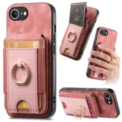 Lacné Kryty | Peňaženkové puzdro Unique Wallet ružové – Apple iPhone 16e / 17e | Lacné Kryty