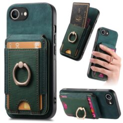 Peňaženkové puzdro Unique Wallet zelené – Apple iPhone 16e / 17e | Lacné Kryty Lacné Kryty | Peňaženkové puzdro Unique Wallet zelené – Apple iPhone 16e / 17e | Lacné Kryty