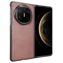 Lacné Kryty | Zadný kryt Crocodile Texture hnedý – Huawei Mate X6 | Lacné Kryty