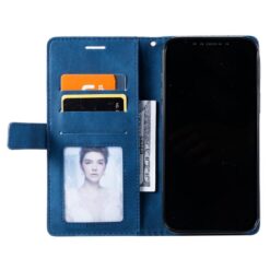 Lacné Kryty | Knižkové puzdro Rhombus modré – Samsung Galaxy A06 | Lacné Kryty