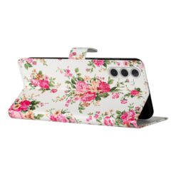 Lacné Kryty | Knižkové puzdro Trendy Cross case Kvety – Samsung Galaxy A26 | Lacné Kryty