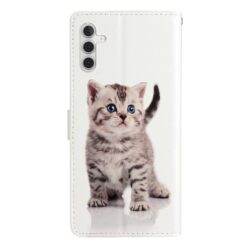 Lacné Kryty | Knižkové puzdro Trendy Cross case Mačička – Samsung Galaxy A36 | Lacné Kryty