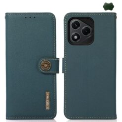 Lacné Kryty | Kožené puzdro Khazneh Business case zelené – Honor 400 Lite | Lacné Kryty