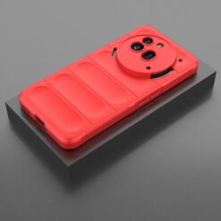 Lacné Kryty | Odolný kryt Magic Shield červený – Nothing Phone (3a) Pro | Lacné Kryty