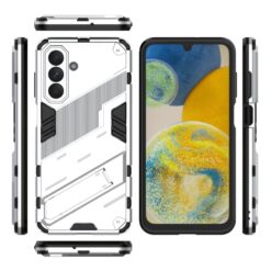 Lacné Kryty | Odolný Kryt Punk armor case biely – Samsung Galaxy A26 | Lacné Kryty