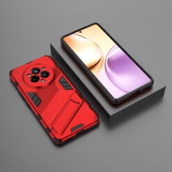 Lacné Kryty | Odolný Kryt Punk armor case červený – Realme 14 Pro | Lacné Kryty