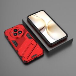 Odolný Kryt Punk armor case červený – Realme 14 Pro+ (14 Pro Plus) | Lacné Kryty Lacné Kryty | Odolný Kryt Punk armor case červený – Realme 14 Pro+ (14 Pro Plus) | Lacné Kryty