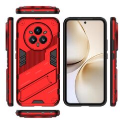 Odolný Kryt Punk armor case červený – Realme 14 Pro+ (14 Pro Plus) | Lacné Kryty Lacné Kryty | Odolný Kryt Punk armor case červený – Realme 14 Pro+ (14 Pro Plus) | Lacné Kryty