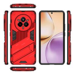 Lacné Kryty | Odolný Kryt Punk armor case červený – Realme 14 Pro | Lacné Kryty
