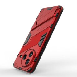 Lacné Kryty | Odolný Kryt Punk armor case červený – Xiaomi Poco F7 Pro | Lacné Kryty