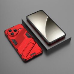 Lacné Kryty | Odolný Kryt Punk armor case červený – Xiaomi Poco F7 Ultra | Lacné Kryty