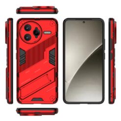 Lacné Kryty | Odolný Kryt Punk armor case červený – Xiaomi Poco F7 Ultra | Lacné Kryty