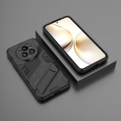 Lacné Kryty | Odolný Kryt Punk armor case čierny – Realme 14 Pro+ (14 Pro Plus) | Lacné Kryty