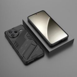 Lacné Kryty | Odolný Kryt Punk armor case čierny – Xiaomi Poco F7 Ultra | Lacné Kryty
