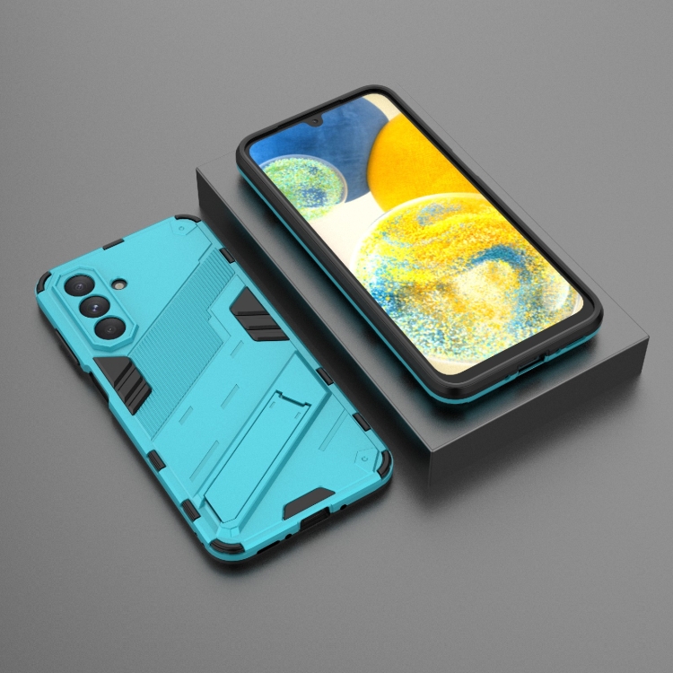 Odolný Kryt Punk armor case modrý – Samsung Galaxy A26 | Lacné Kryty Lacné Kryty | Odolný Kryt Punk armor case modrý – Samsung Galaxy A26 | Lacné Kryty