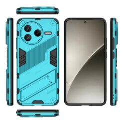 Lacné Kryty | Odolný Kryt Punk armor case modrý – Xiaomi Poco F7 Pro | Lacné Kryty