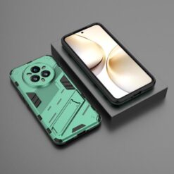 Lacné Kryty | Odolný Kryt Punk armor case zelený – Realme 14 Pro+ (14 Pro Plus) | Lacné Kryty