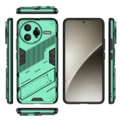 Lacné Kryty | Odolný Kryt Punk armor case zelený – Xiaomi Poco F7 Ultra | Lacné Kryty