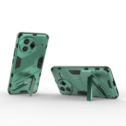 Lacné Kryty | Odolný Kryt Punk armor case zelený – Xiaomi Poco F7 Ultra | Lacné Kryty